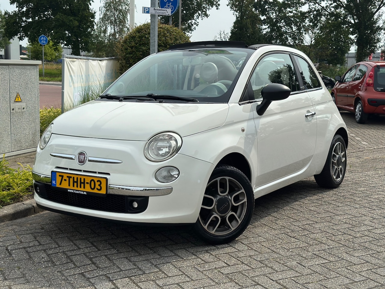 Fiat 500 C - 1.2 WIT CABRIO - AutoWereld.nl