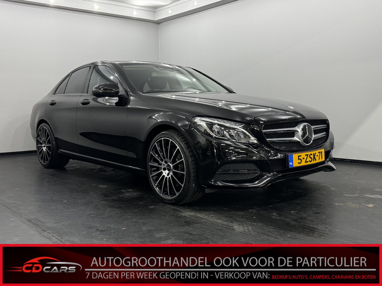 Mercedes-Benz C-klasse - 400 4MATIC Prestige Leder, Camera, Navi, Keyless start, Stoelverwarming - AutoWereld.nl