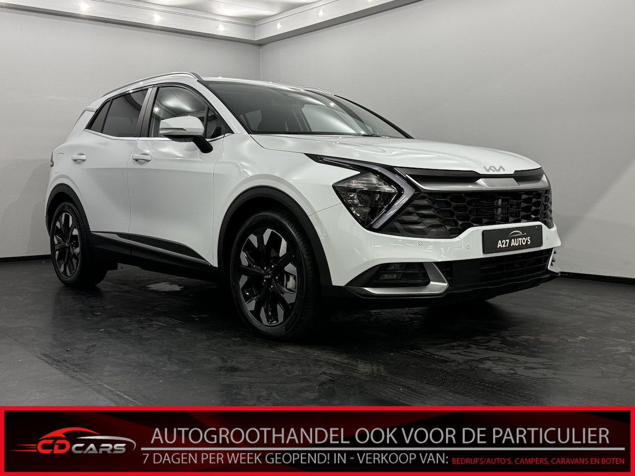 Kia Sportage - 1.6 T-GDi Hybrid PHEV DynamicLine Navi, Camera, Clima, Keyless start, Virtual desk, Cruise - AutoWereld.nl