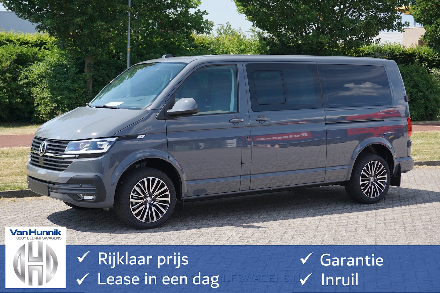 Volkswagen Transporter - DC Highline 204PK Navi, Camera, LED, Elec schuifdeur, 18" LM!! NR. 848 - AutoWereld.nl