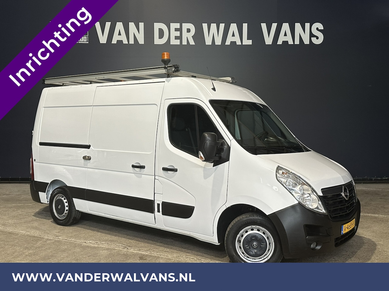 Opel Movano - 2.3 CDTI 146pk L2H2 inrichting Euro6 Airco | Omvormer | Imperiaal | Trap | Camera Navigati - AutoWereld.nl