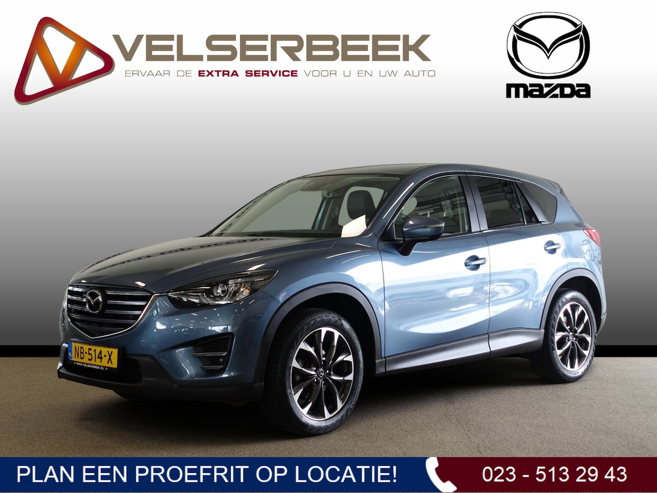 Mazda CX-5 - 2.0 165 GT-M Line *TREKHAAK* DEALER ONDERHOUDEN* - AutoWereld.nl