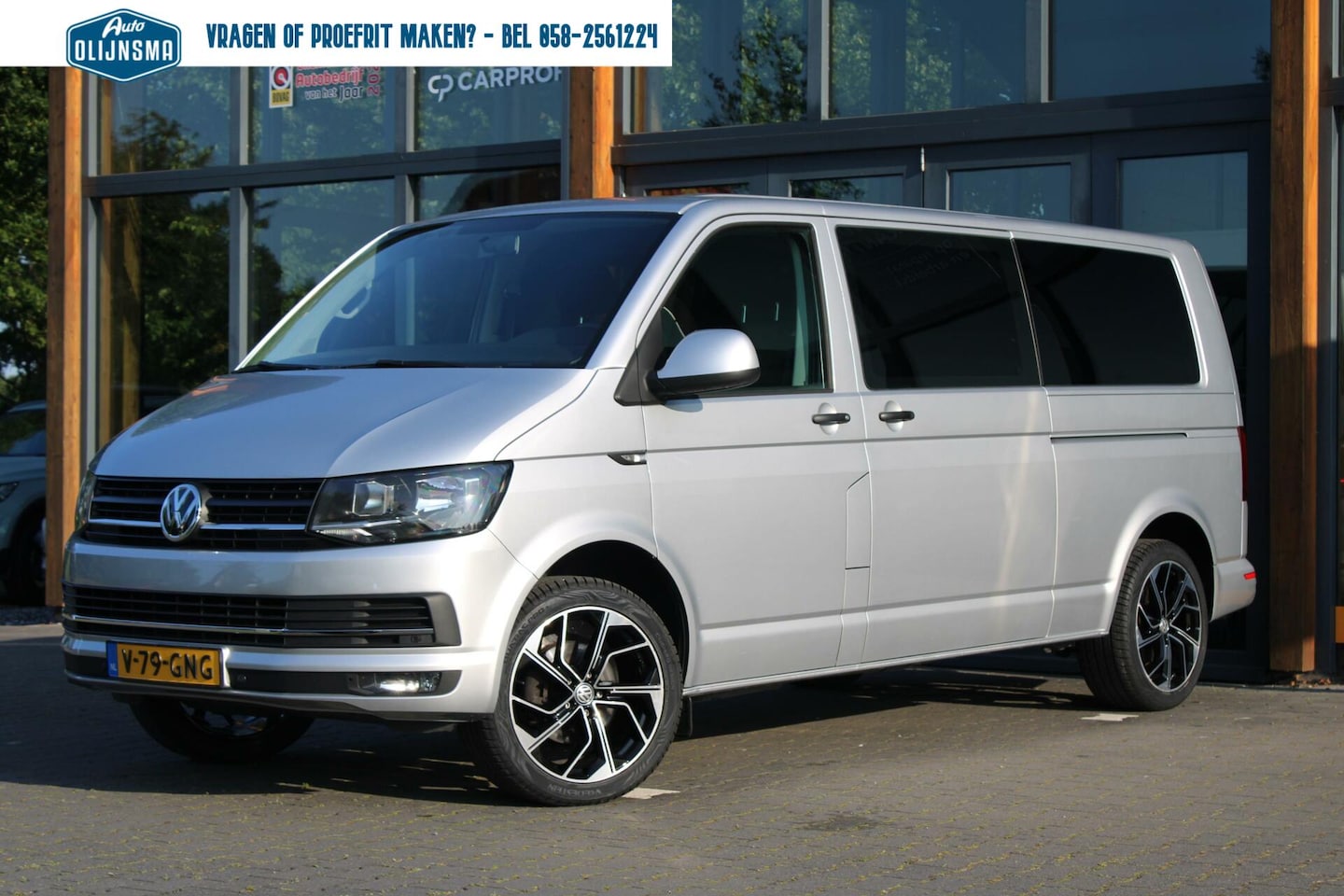 Volkswagen Transporter - 2.0 TDI L2H1|Dubbele cabine|Trekhaak|Navi|Airco|PDC|BTW|Autom. - AutoWereld.nl