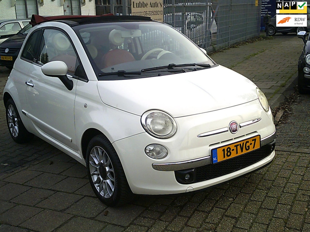 Fiat 500 C - 0.9 TwinAir Rock cabrio airco nap apk - AutoWereld.nl