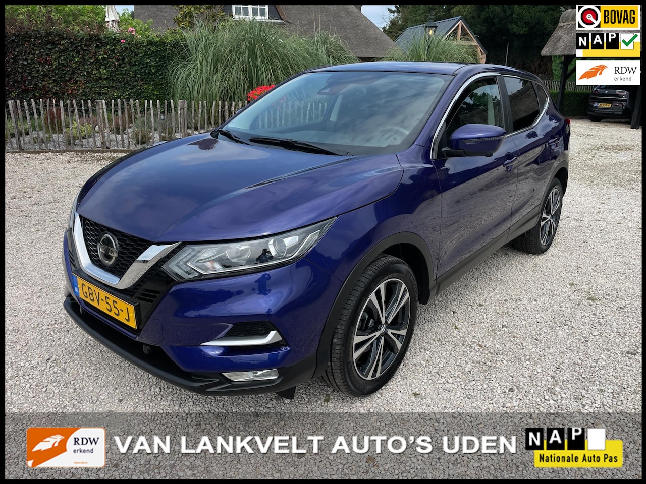 Nissan Qashqai - 1.2 N-Connecta 360 view, Keyless, Navi, trekhaak - AutoWereld.nl