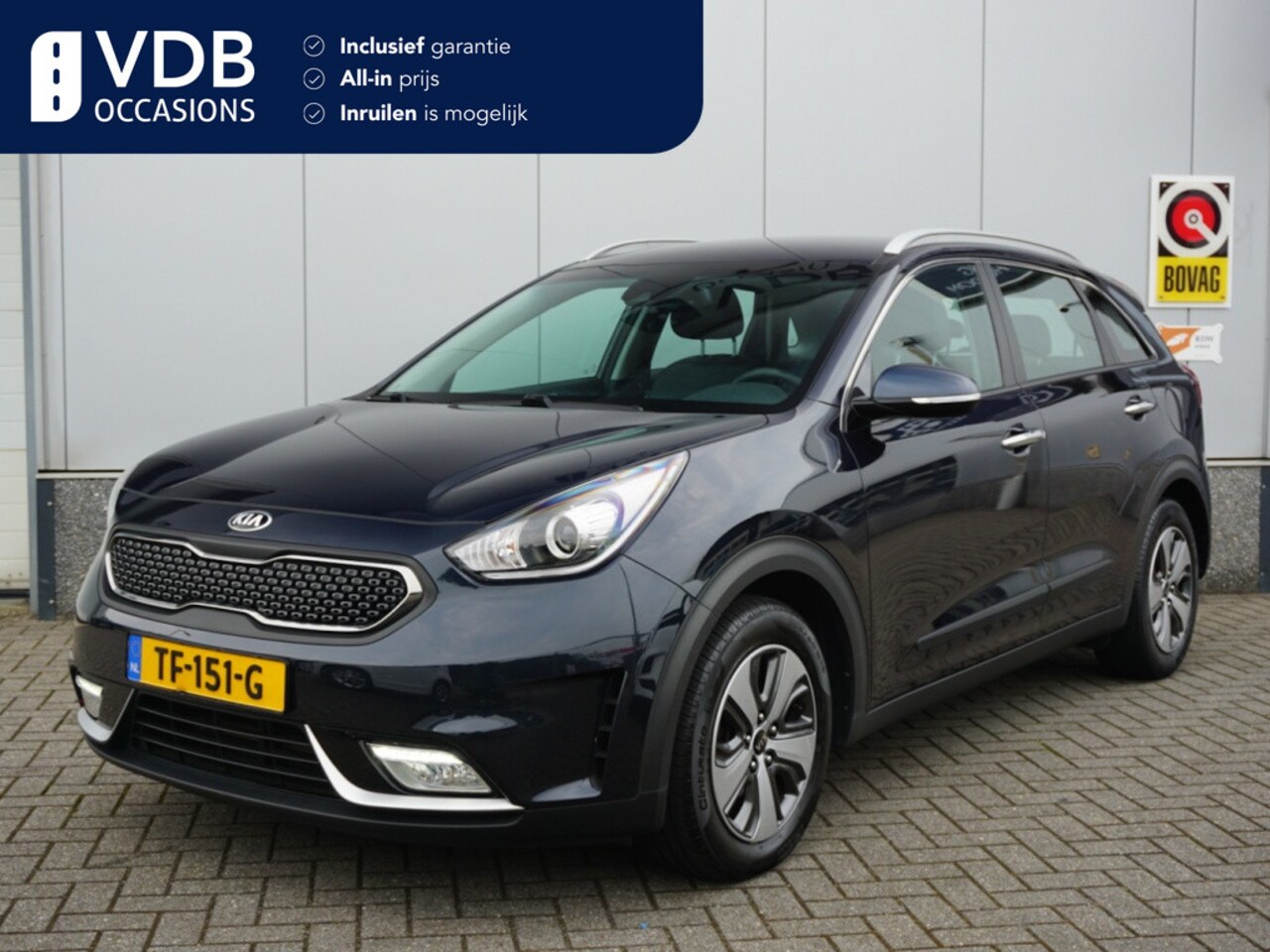 Kia Niro - 1.6 GDi H. DynamicL. Half Leder | CarPlay | Navigatie | NAP - AutoWereld.nl