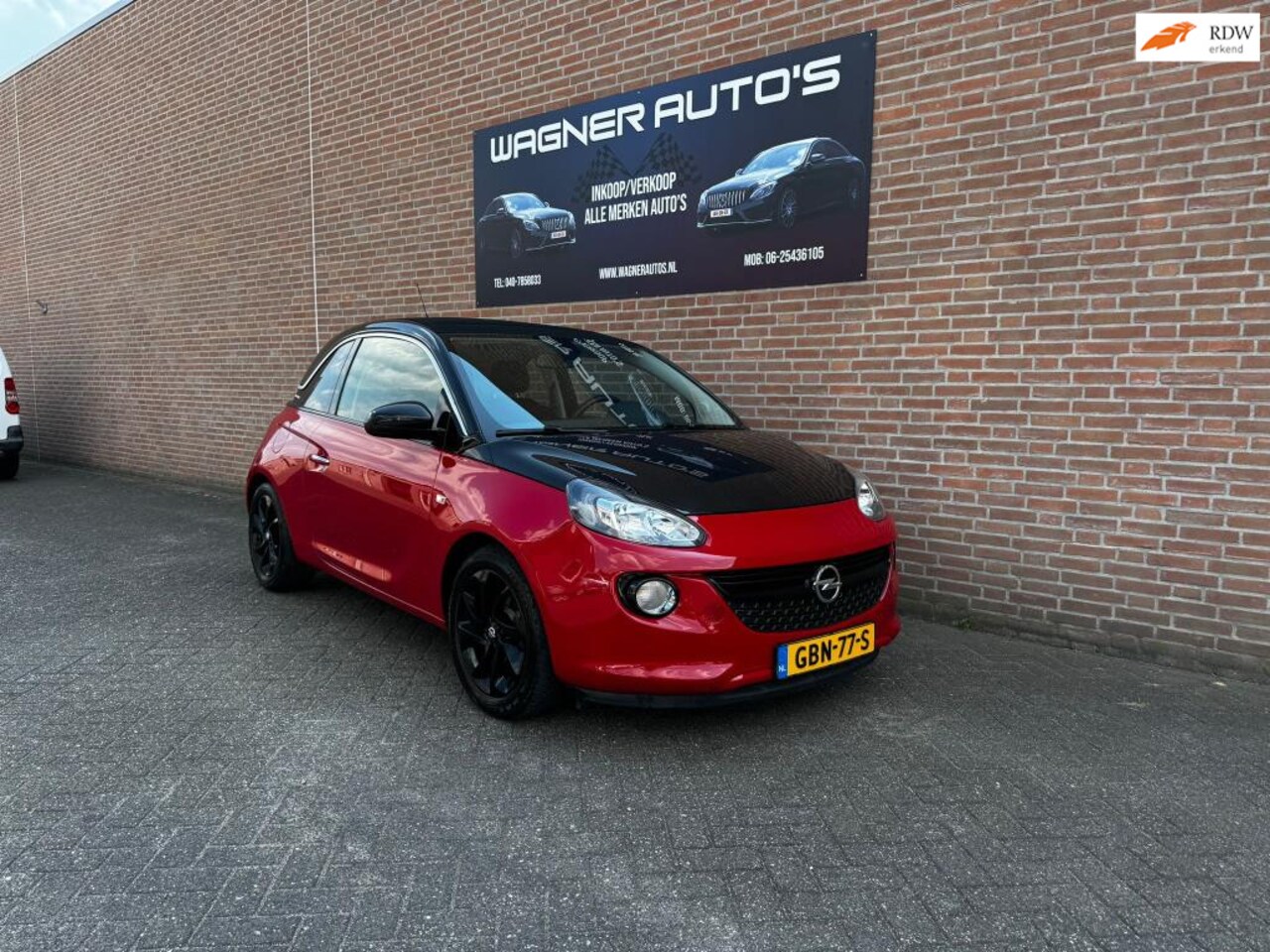 Opel ADAM - 1.4 Turbo CABRIO BLACK JACK EDITION DEALER ONDERHOUDEN! - AutoWereld.nl