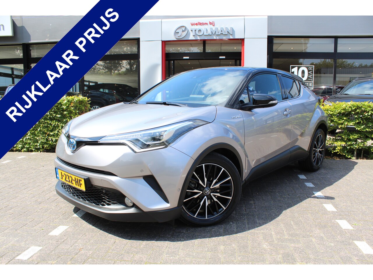 Toyota C-HR - 1.8 Hybrid Bi-Tone | Rijklaar | Leder | Blind Spot | Navi | JBL | Parkeersens. v+a | LED | - AutoWereld.nl