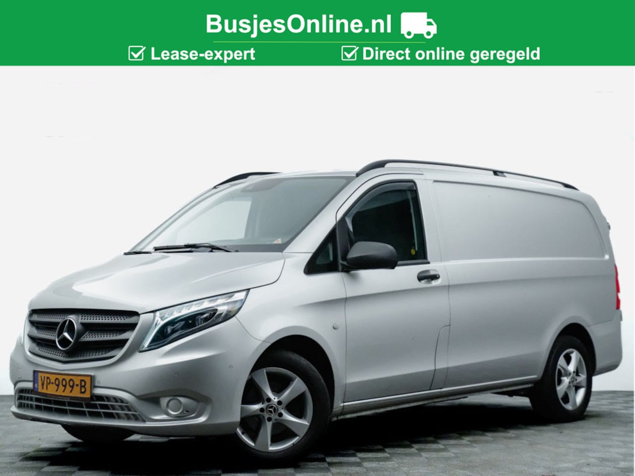 Mercedes-Benz Vito - 111 CDI Lang ✅lease € 199,- pm (navi,clima,LED,dakrails,3 persoons) - AutoWereld.nl