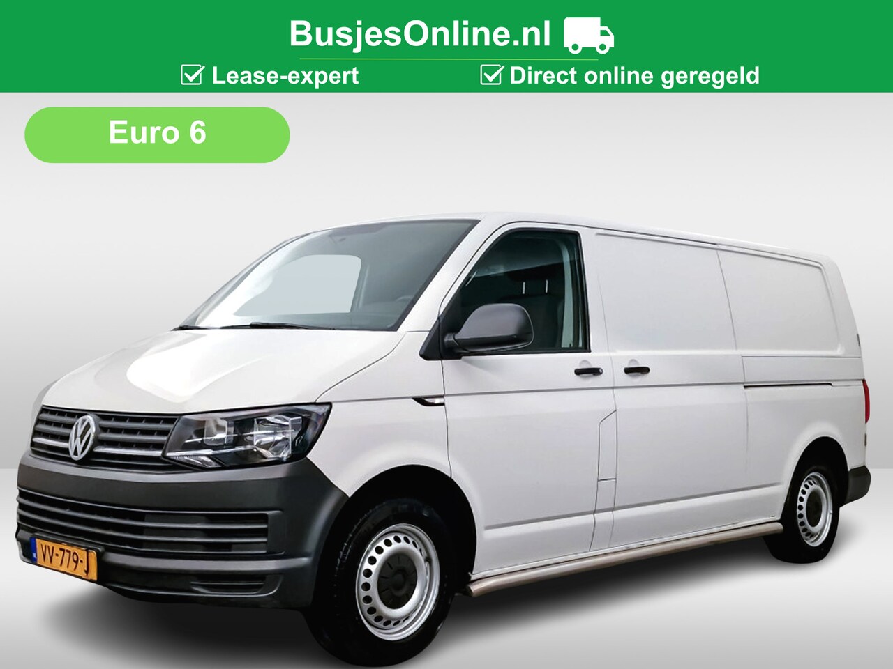 Volkswagen Transporter - 2.0 TDI 140pk ✅LEASE € 209,- pm EURO 6 L2H1 (2x schuifdeur,navi,clima,cruise,pdc) - AutoWereld.nl