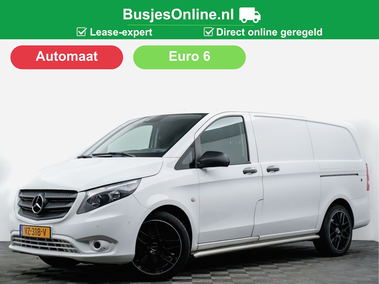 Mercedes-Benz Vito - 116 CDI Aut AMG ✅LEASE € 329,- pm EURO 6 Lang (leer,navi,2x schuifdeur,360,clima) - AutoWereld.nl