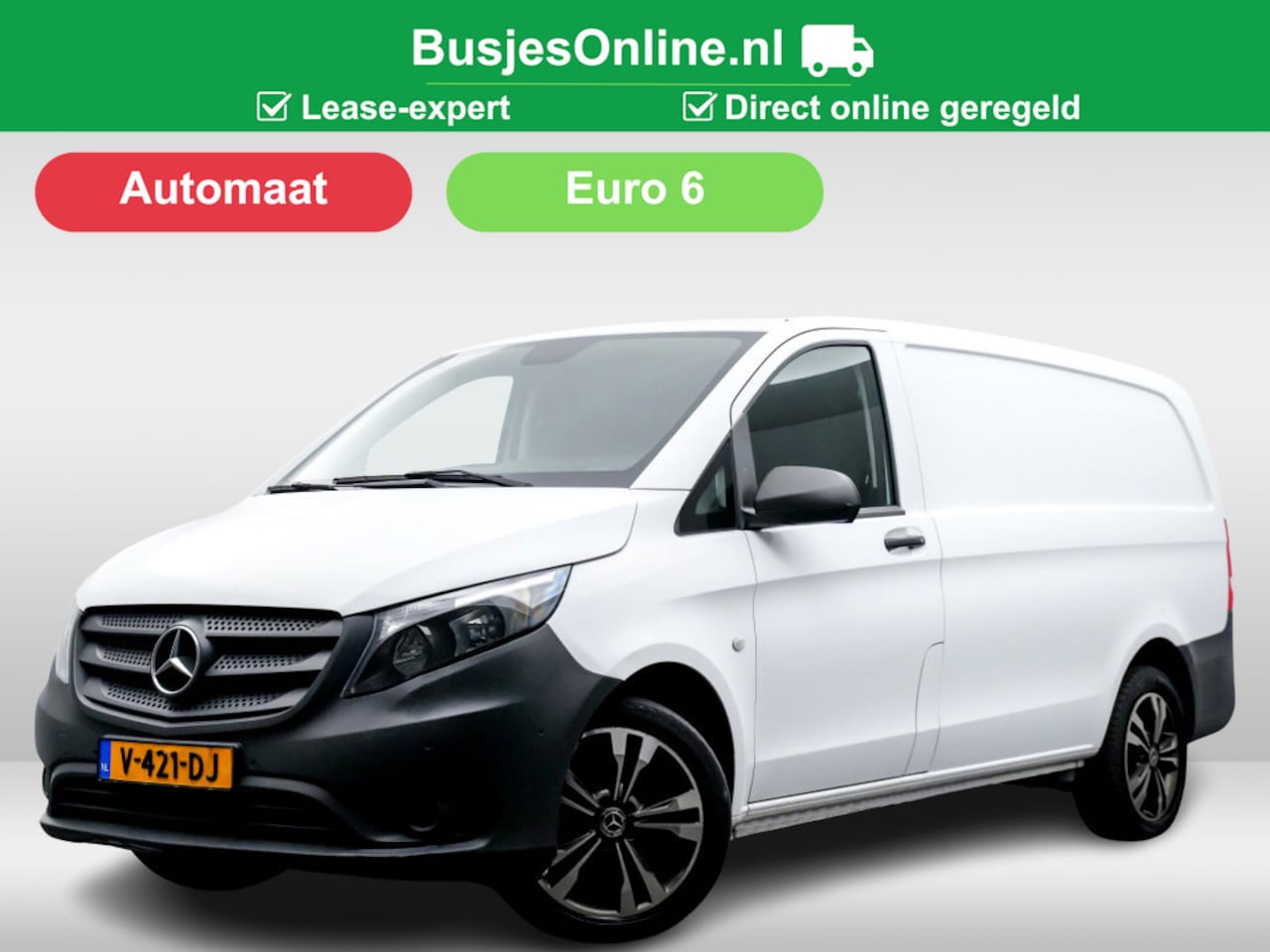 Mercedes-Benz Vito - 114 CDI XL ✅LEASE € 219,- pm Lang Aut 343 EURO 6 (navi,clima,cruise,camera) - AutoWereld.nl