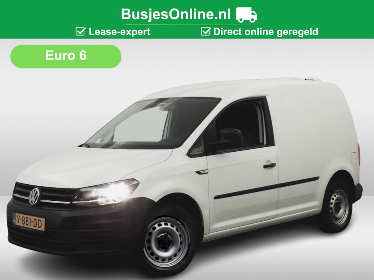 Volkswagen Caddy - 2.0 TDI 105pk ✅LEASE € 149,- pm EURO 6 (airco,koeling,navi,schuifdeur,pdc) - AutoWereld.nl