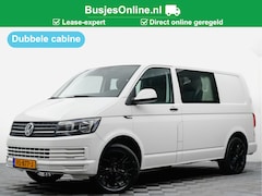 Volkswagen Transporter - 2.0 TDI 115pk ✅LEASE € 289, - pm dubbele cabine (airco, cruise, 18 inch, LED, elek pakket)