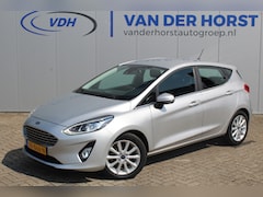 Ford Fiesta - 1.0-100pk EcoBoost Titanium 5drs. Uiterst nette, luxe en zuinige Fiesta. Voalautm. airco,