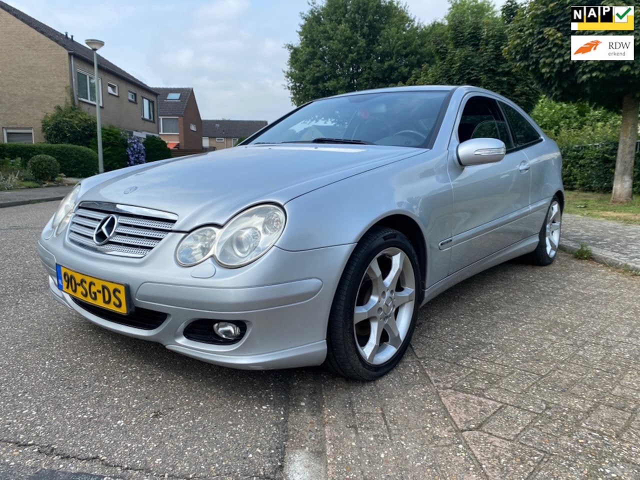 Mercedes-Benz C-klasse Sportcoupé - 'NWE APK! **Historie** Boekjes! ZEER NETJES! - AutoWereld.nl