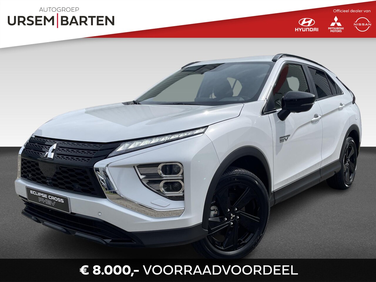 Mitsubishi Eclipse Cross - 2.4 PHEV Black Edition Van € 47.640,- voor € 39.430,- - AutoWereld.nl