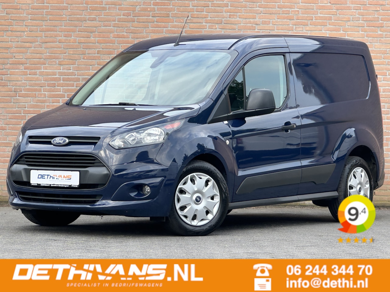 Ford Transit Connect - 1.5TDCI 100PK / 3-Zits / Cruisecontrol / Airconditioning / Euro6 - AutoWereld.nl