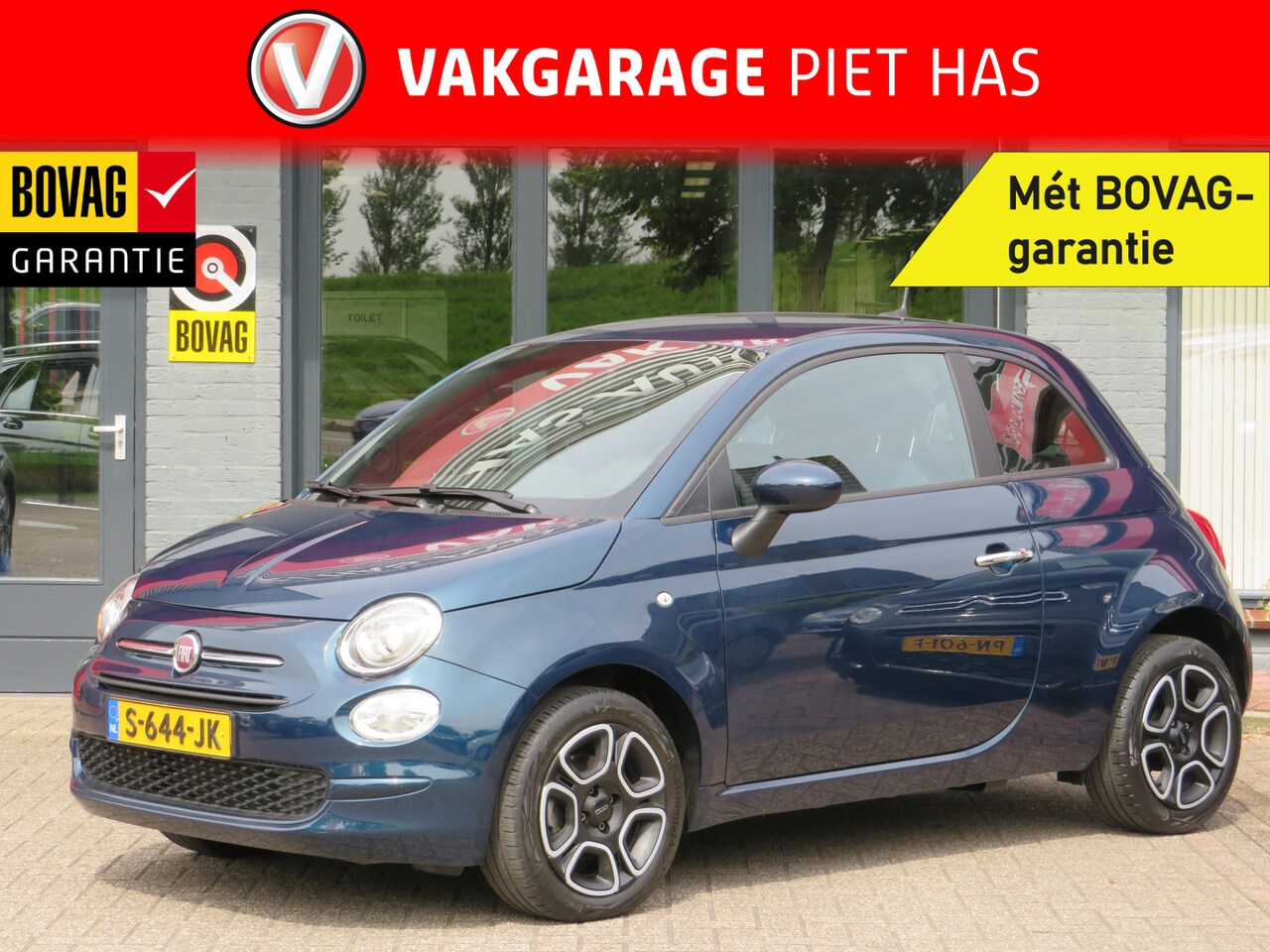 Fiat 500 - 1.0 Hybrid Club | Airco | Bluetooth | Android Auto | Incl. BOVAG Garantie | 70PK | 6 Bak | - AutoWereld.nl