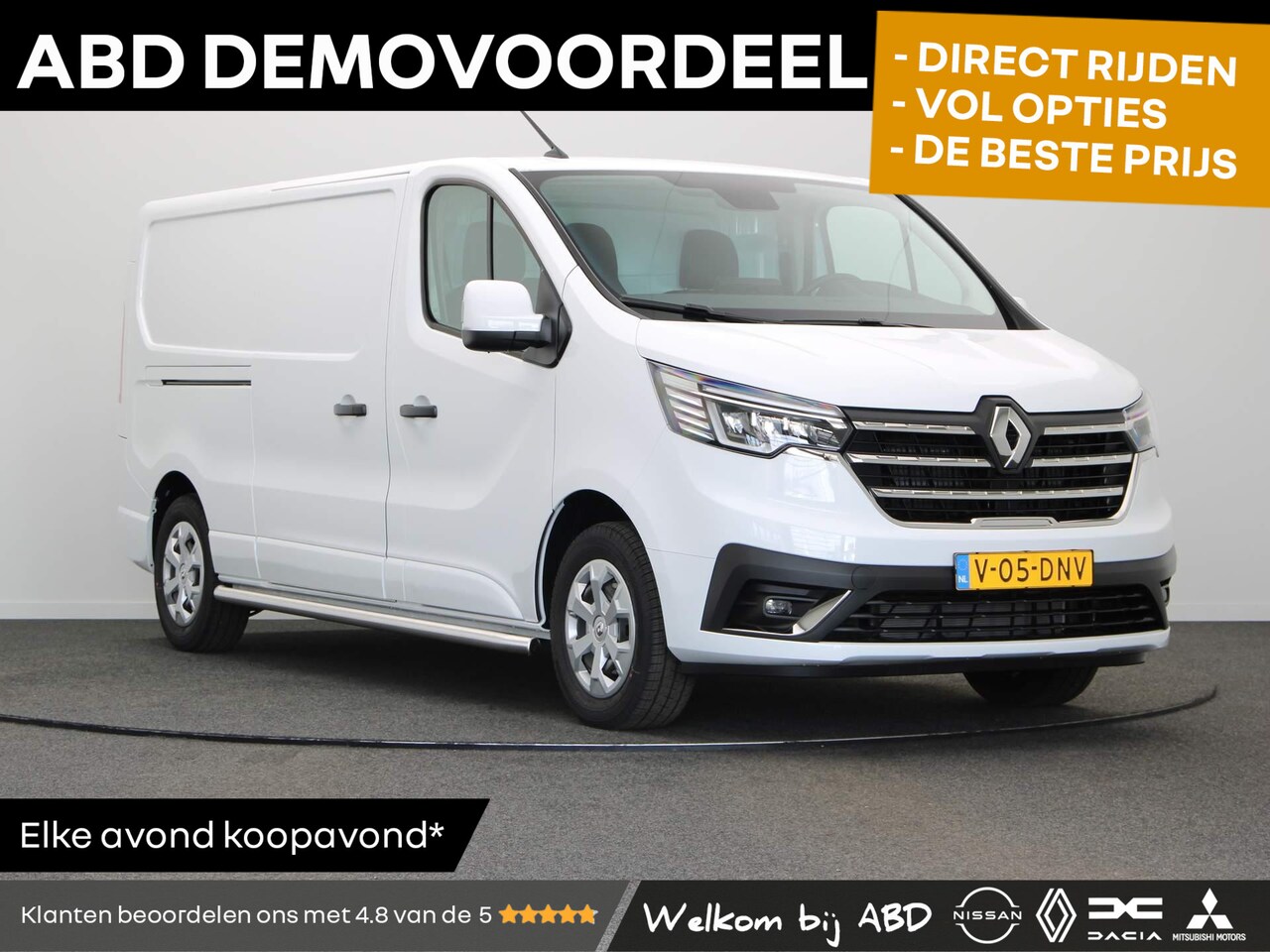 Renault Trafic - 2.0 dCi 130 T30 L2H1 Work Edition | Trekhaak | Laadruimte betimmering | Parkeersensoren ac - AutoWereld.nl