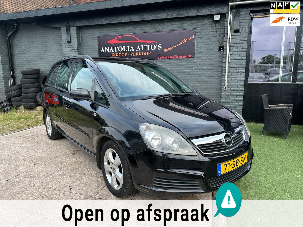 Opel Zafira - 1.6 Enjoy *AIRCO*7 persoons!*Exportprijs* - AutoWereld.nl