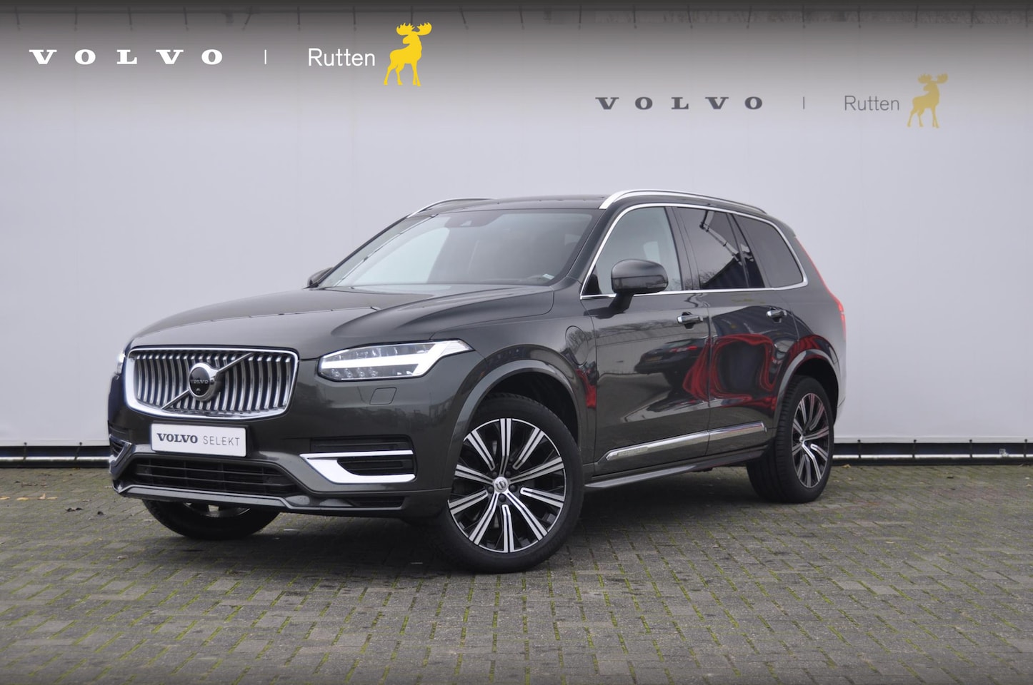 Volvo XC90 - T8 390PK Automaat Recharge AWD Inscription / Adaptieve cruise control/ Head up Display/ Tr - AutoWereld.nl