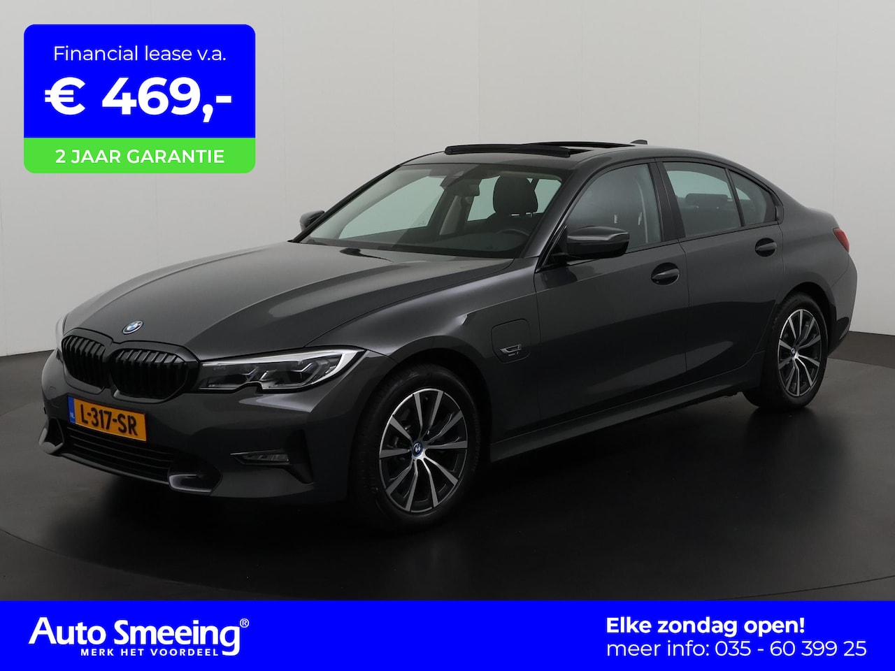 BMW 3-serie - 320e Sport Line Shadow | Schuifdak | Leder | Mem stoel | Laser LED | Zondag open! - AutoWereld.nl