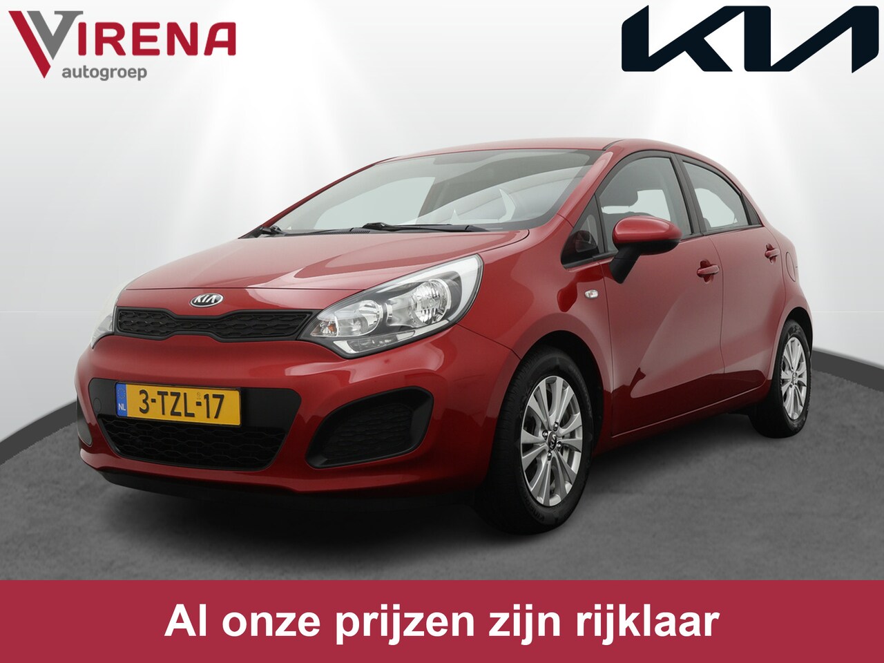 Kia Rio - 1.2 CVVT ComfortLine - Airco - Lichtmetalen velgen - Elektrische ramen - 12 maanden Bovag - AutoWereld.nl