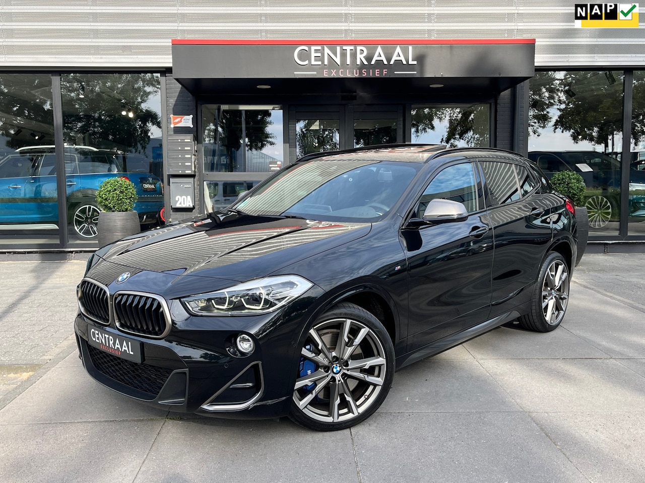 BMW X2 - M35i High Exe Edition 306PK|Pano|Harman&Kardon|HUD|Camera|ACC|Keyless|Ambient Light|Navi|N - AutoWereld.nl