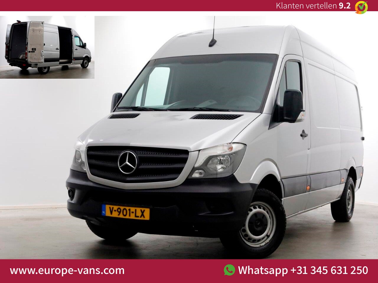 Mercedes-Benz Sprinter - 314 CDI 143pk E6 L2H2 7G Automaat Airco/Camera Trekhaak 3500kg 03-2018 - AutoWereld.nl