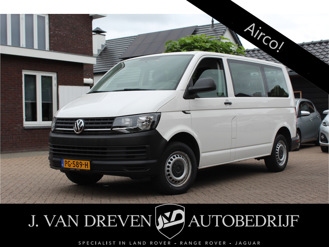 Volkswagen Transporter Kombi - 2.0 TDI L1H1 9 Pers / Airco / All Seas / Gps! - AutoWereld.nl