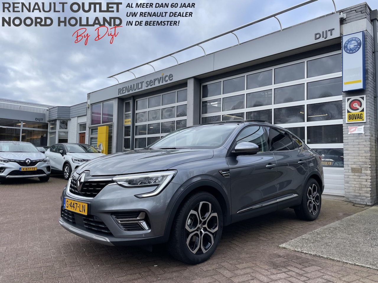 Renault Arkana - 1.6 E-Tech hybrid 145 techno+Open dak+Trekhaak!! - AutoWereld.nl