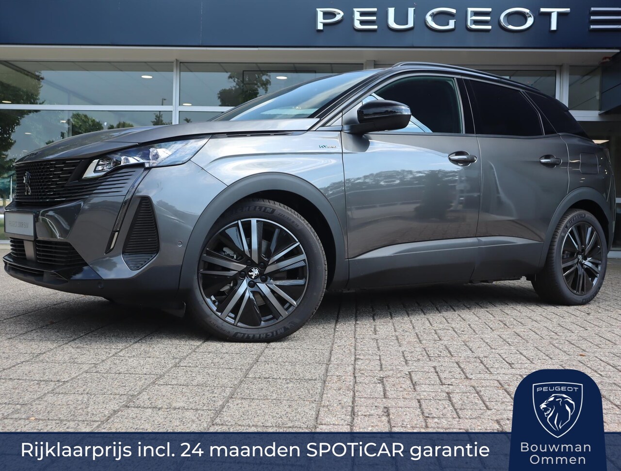 Peugeot 3008 - GT Plug-in HYbrid 225PK e-EAT8, Rijklaarprijs, 7,4kW lader Black Pack Handsfree kofferklep - AutoWereld.nl