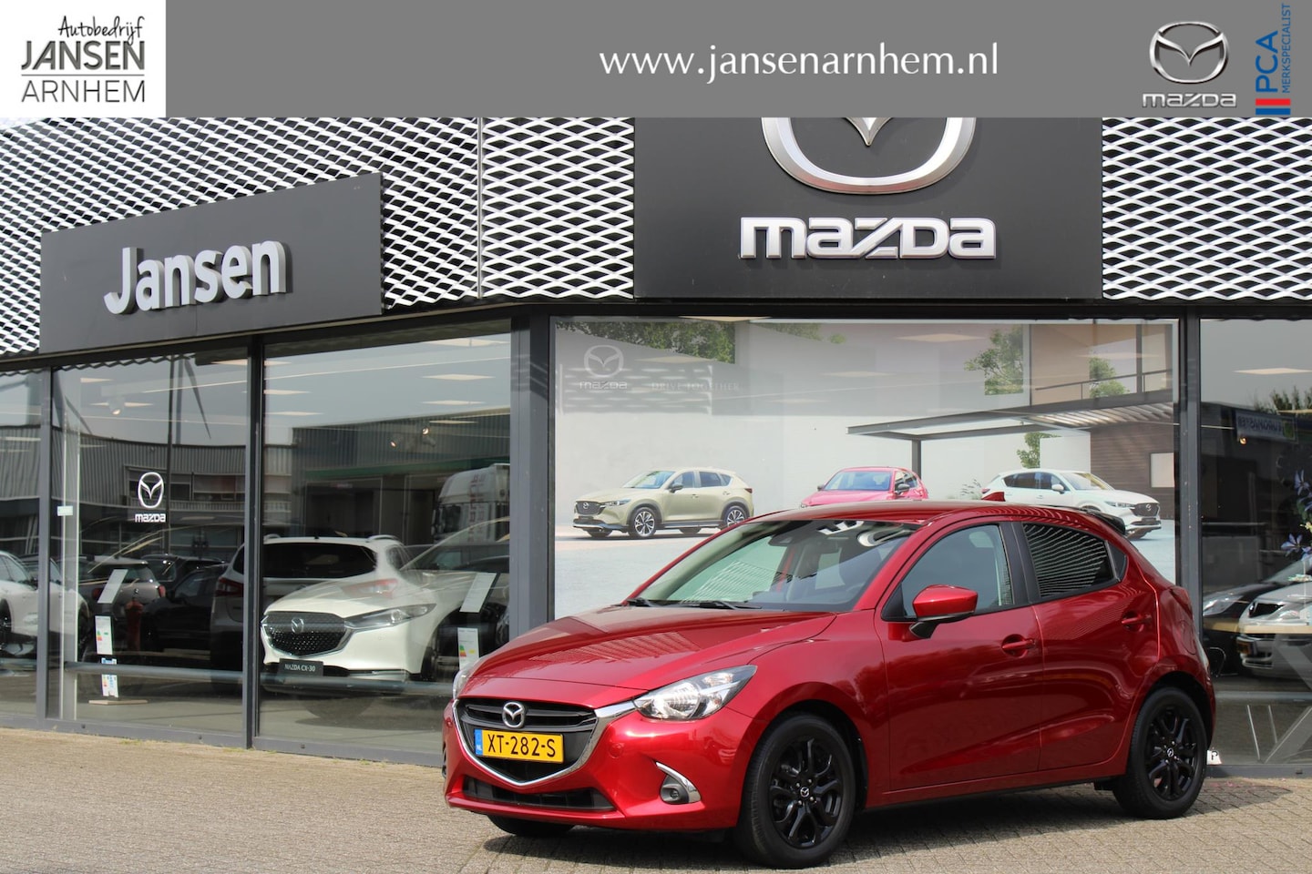 Mazda 2 - 1.5 Skyactiv-G Sport Selected 1.5 Skyactiv-G Sport Selected , Navi, Airco, Cruise, Camera, LMV 16 Inch, Dakspoiler, LKA - AutoWereld.nl