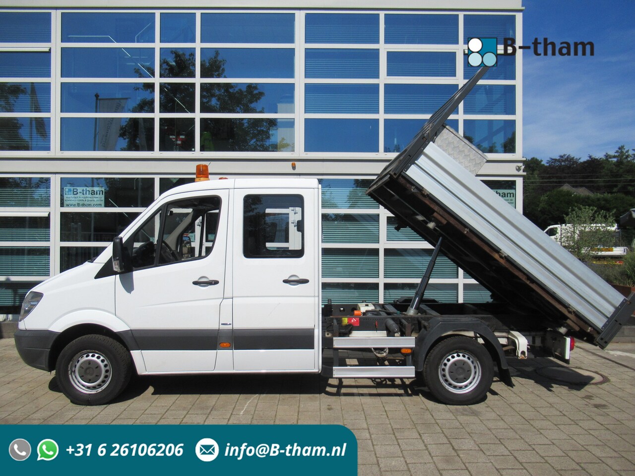 Mercedes-Benz Sprinter - 310 2.2 CDI 366 DOKA Dubbelcabine 3-Z/S Kipper Tipper - AutoWereld.nl