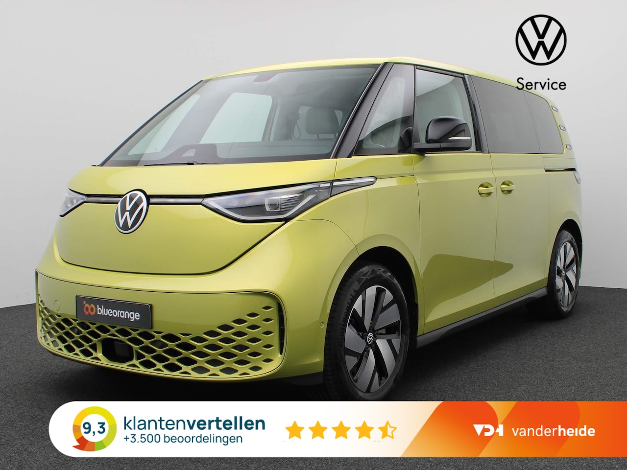 Volkswagen ID. Buzz - Pro Advantage 77kWh 204PK Trekhaak, Matrix-LED, winterpakket Plus, easy open, keyless, ele - AutoWereld.nl