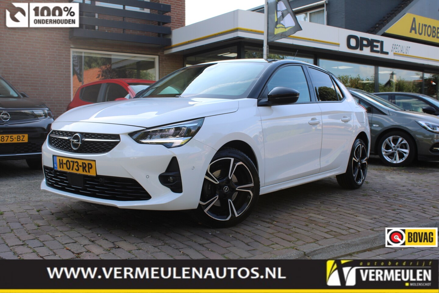 Opel Corsa - 1.2 Turbo 100PK GS Line + 17"/ Navi/ Clima/ Camera/ Park-assist/ Full-LED/ NL auto - AutoWereld.nl