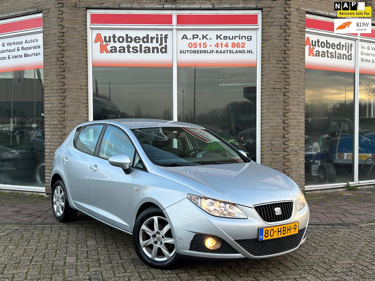 Seat Ibiza - 1.4 Stylance 5 Drs - Airco - Cruise - APK: 10-2024 - AutoWereld.nl