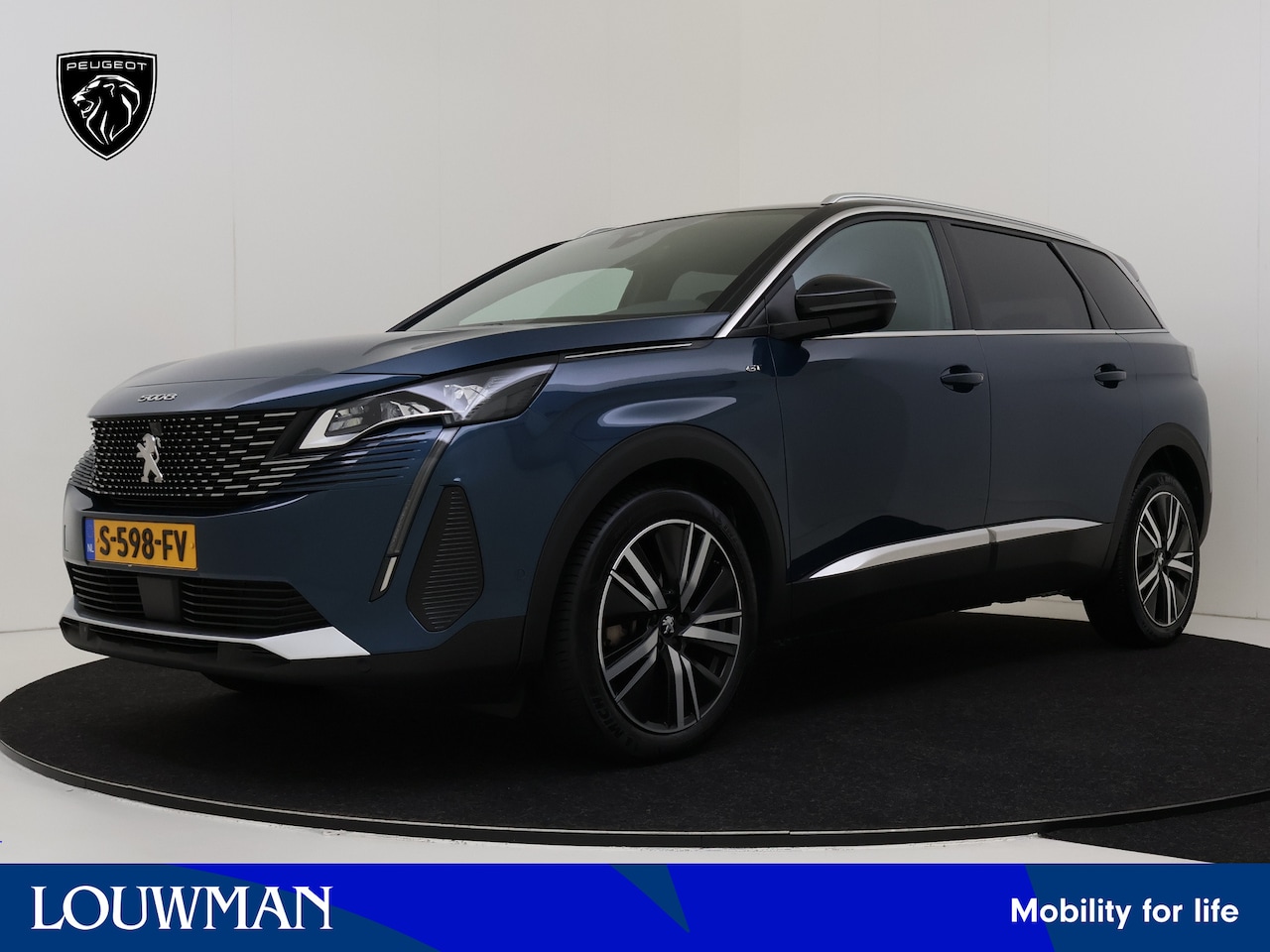 Peugeot 5008 - 1.5 BlueHDI GT Pack Business | BTW | Focal Audio | Keyless | 360 Camera | 7-Zitplaatsen | - AutoWereld.nl