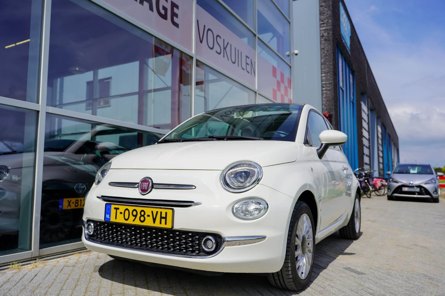 Fiat 500 - 1.2 Lounge Navi Cabrio - AutoWereld.nl