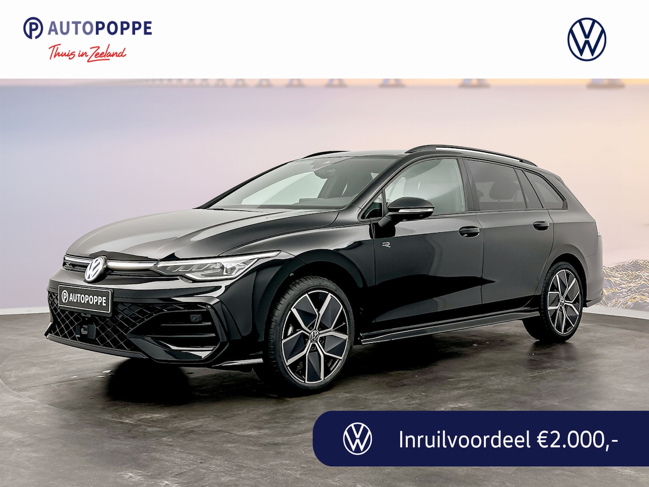 Volkswagen Golf Variant - 1.5 eTSI 116 7DSG R-Line Edition Automaat | Side Assist | Advance pakket | Zijruiten achte - AutoWereld.nl