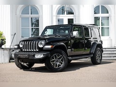 Jeep Wrangler Unlimited - 4xe 380 Overland | EX BPM | Sky One schuifdak | Camera voor + achter | Stuur verwarming |