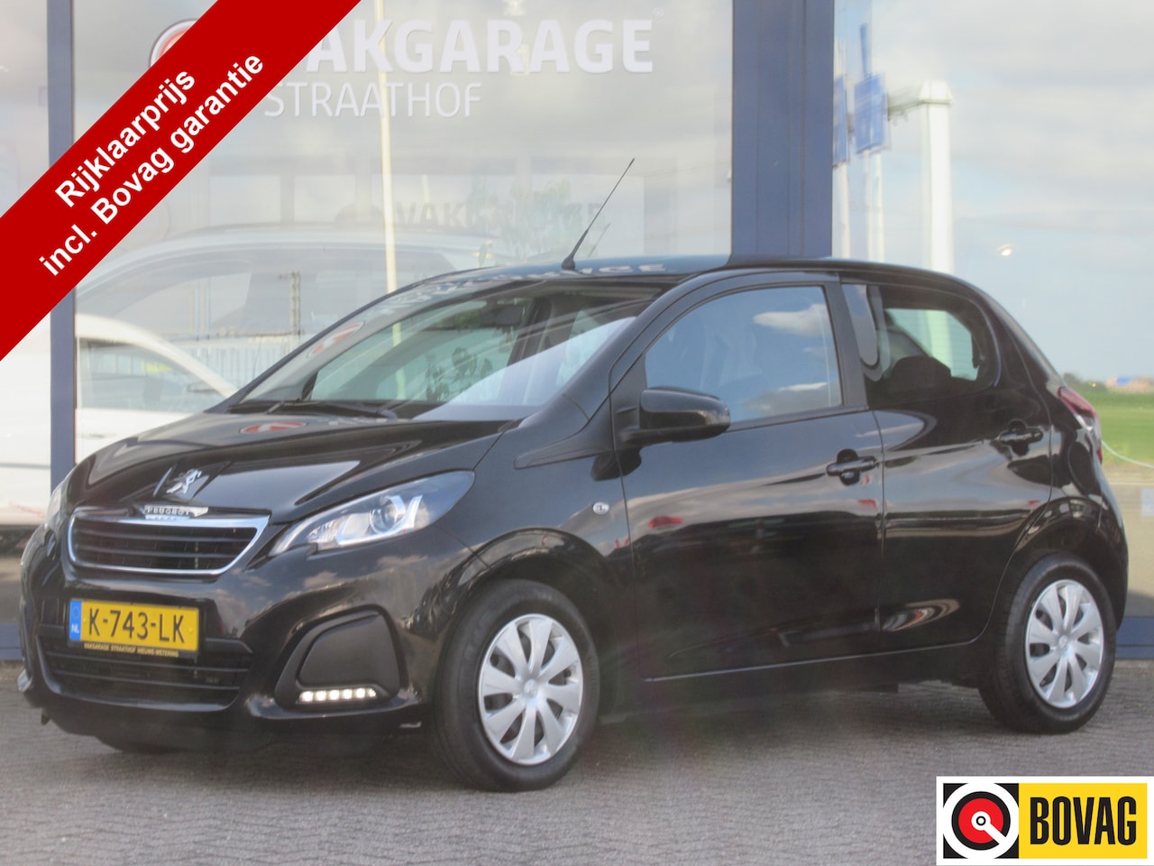 Peugeot 108 - 1.0 e-VTi Active 1.0 e-VTi Active 5-Drs, Carplay + Android Auto / Camera / Airco - AutoWereld.nl