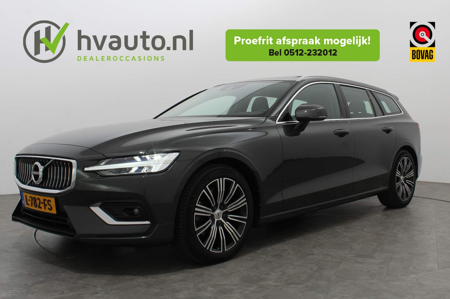 Volvo V60 - 2.0 B3 INSCRIPTION AUT8 | Panoramadak | Harman Kardon | Intellisafe Assist - AutoWereld.nl