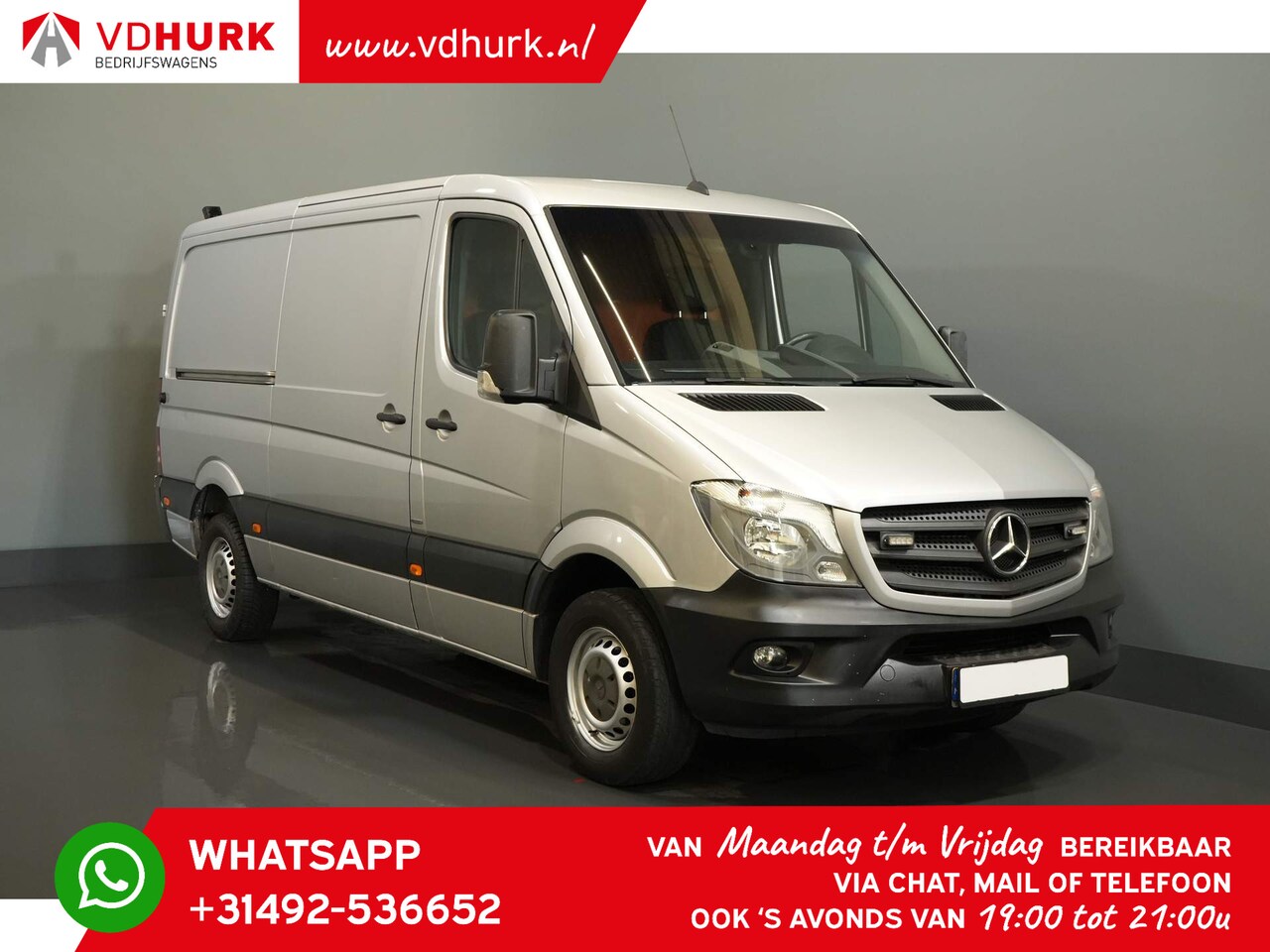 Mercedes-Benz Sprinter - 319 3.0 V6 EU6 L2 3.5t Trekverm./ Gev.Stoel/ Stoelverw./ Camera/ Cruise/ Navi/ Airco/ Trek - AutoWereld.nl