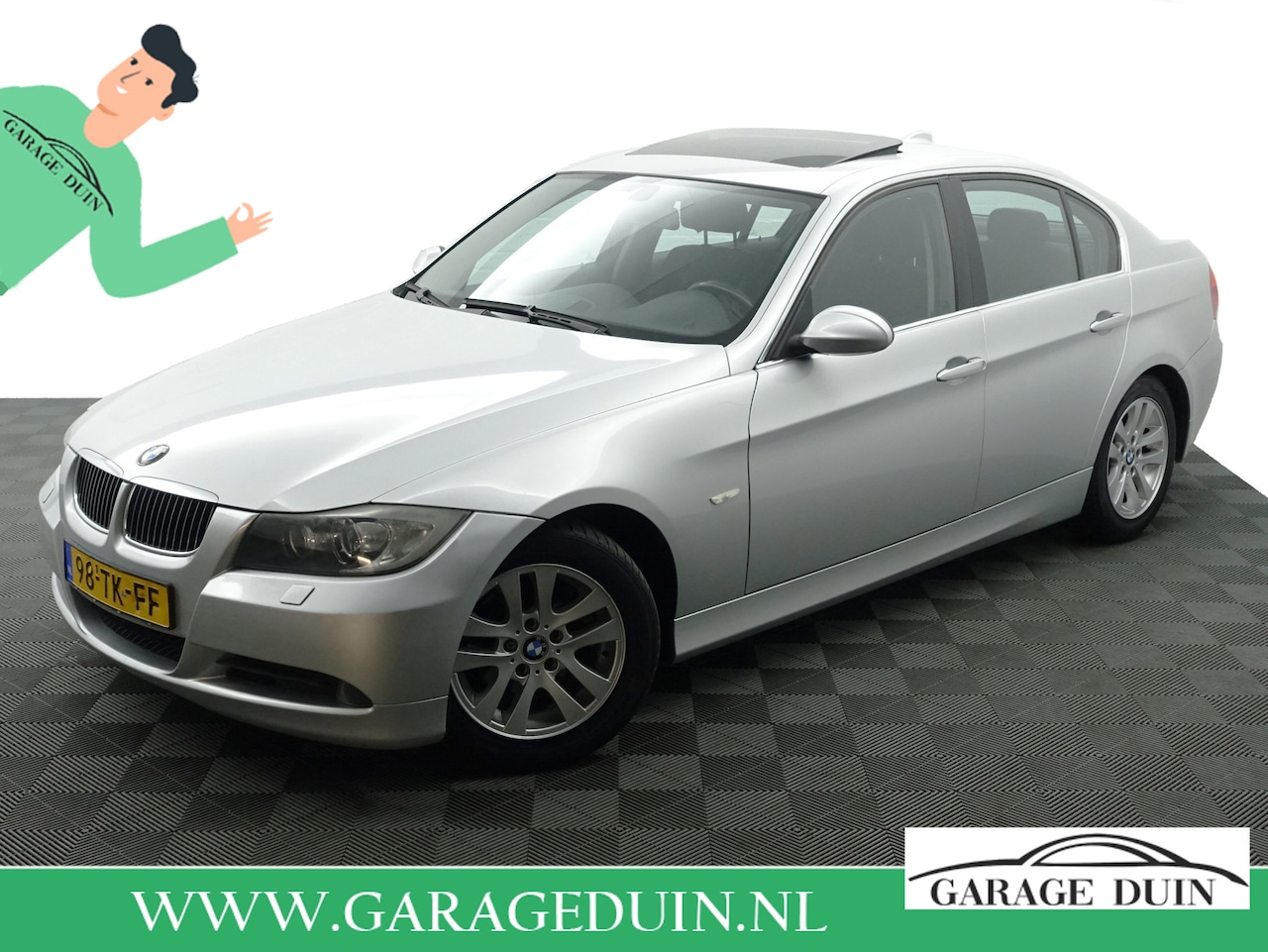 BMW 3-serie - 325i High Executive Automaat- Schuifdak / Memory / Stoelverwarming / Parrot - AutoWereld.nl