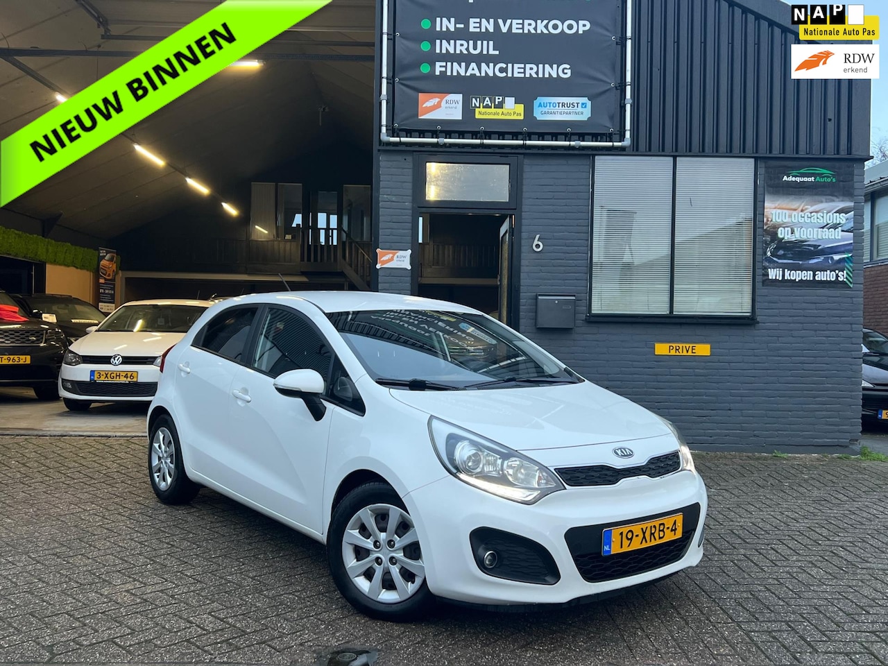 Kia Rio - 1.2 CVVT Plus Pack|APK|trekhaak|Airco/ 5 Deur/|NAP - AutoWereld.nl