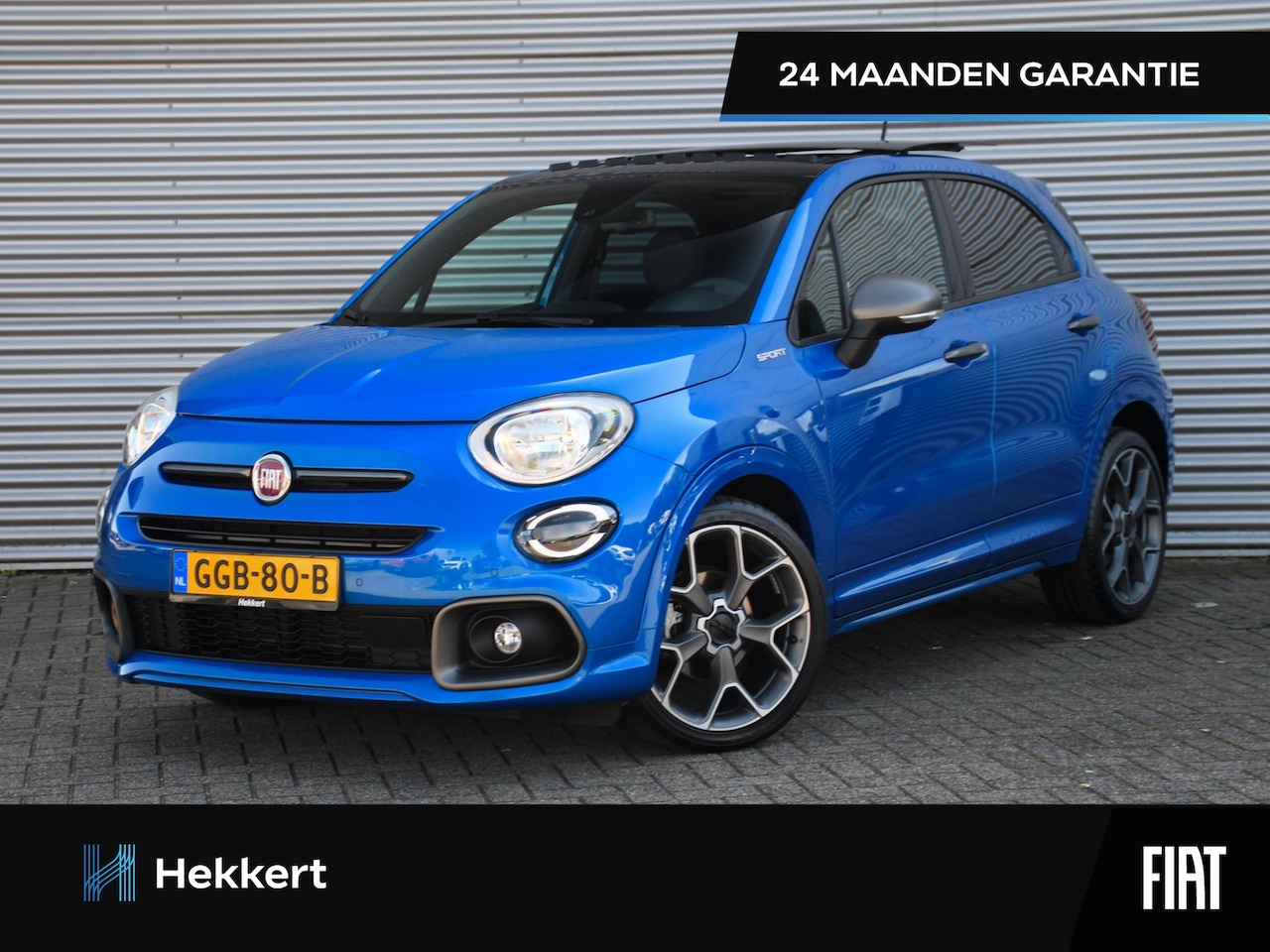 Fiat 500 X - Sport 1.0 Turbo 120pk SCHUIF-DAK | KEYLESS | 19''LM | DAB | CRUISE.C | NAVI | LEDER - AutoWereld.nl