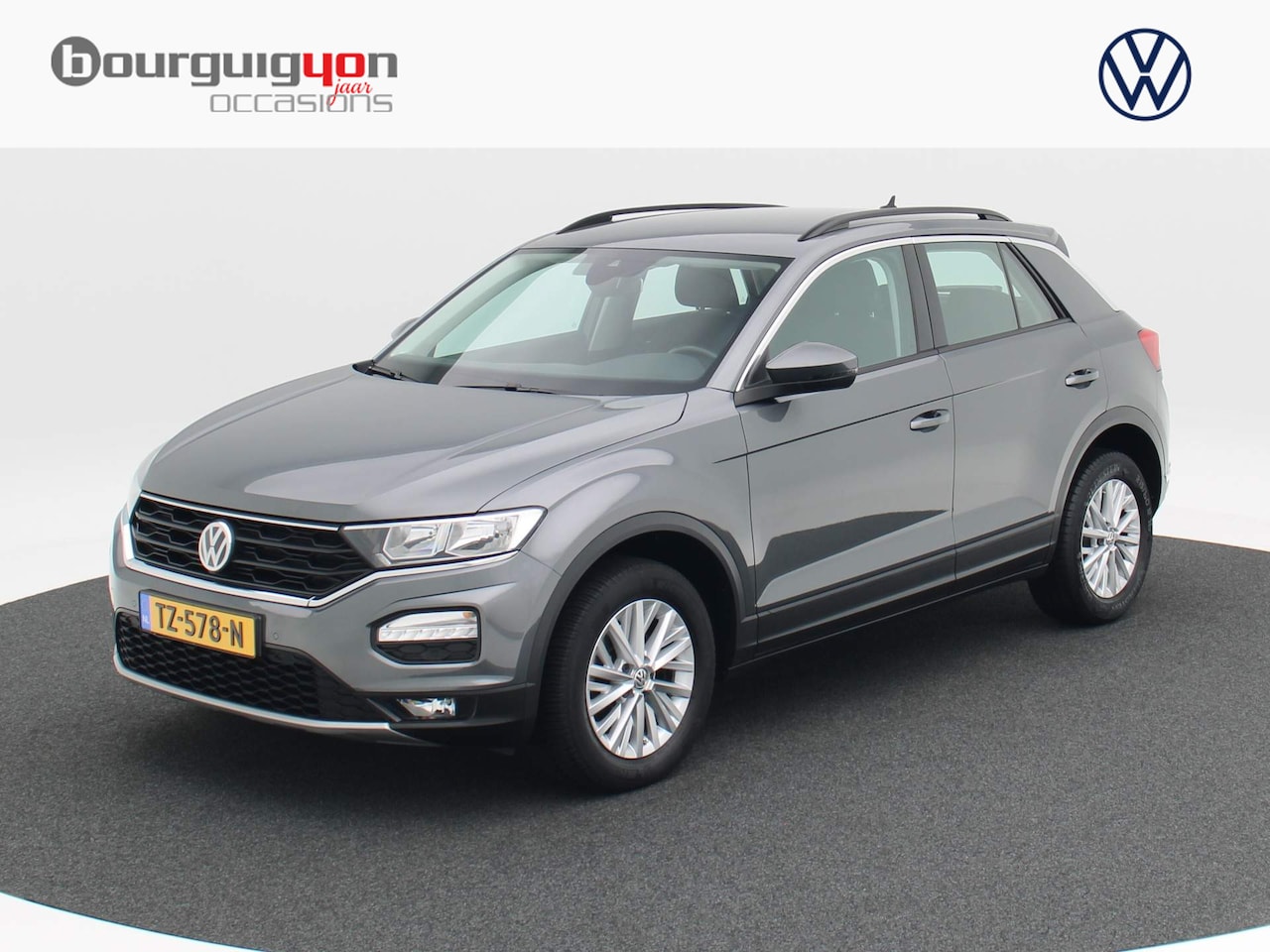 Volkswagen T-Roc - 1.5 TSi 150 Pk DSG Style | Navi | ECC | 16 Inch | Parkeersensoren | Adaptive Cruise | 95.5 - AutoWereld.nl