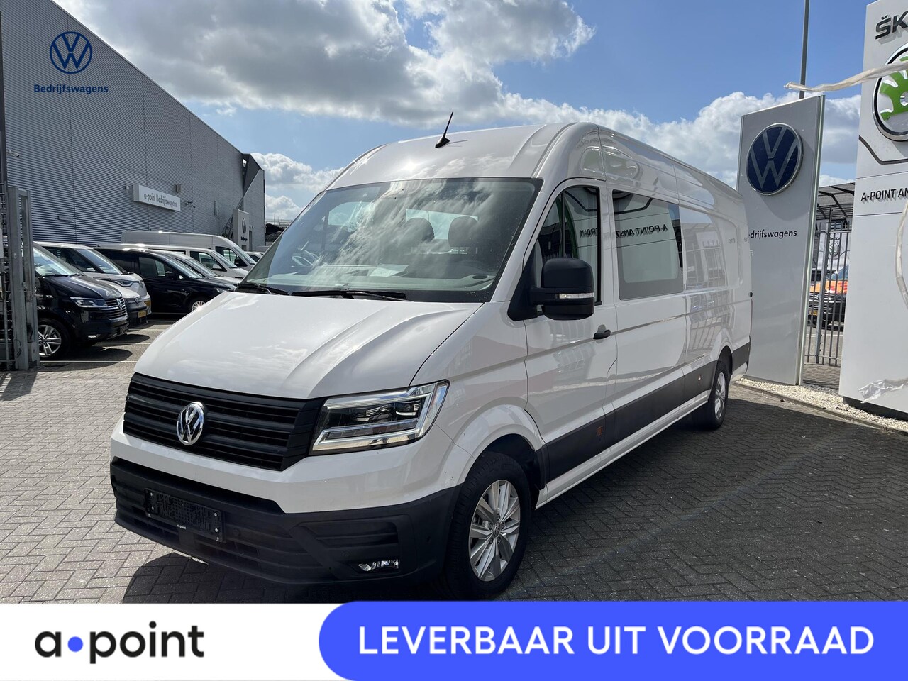 Volkswagen Crafter - Bedrijfswagens dubbele cabine 6-zit L5H3 2.0 TDI 177pk Exclu. edi RIJKLAAR! - AutoWereld.nl